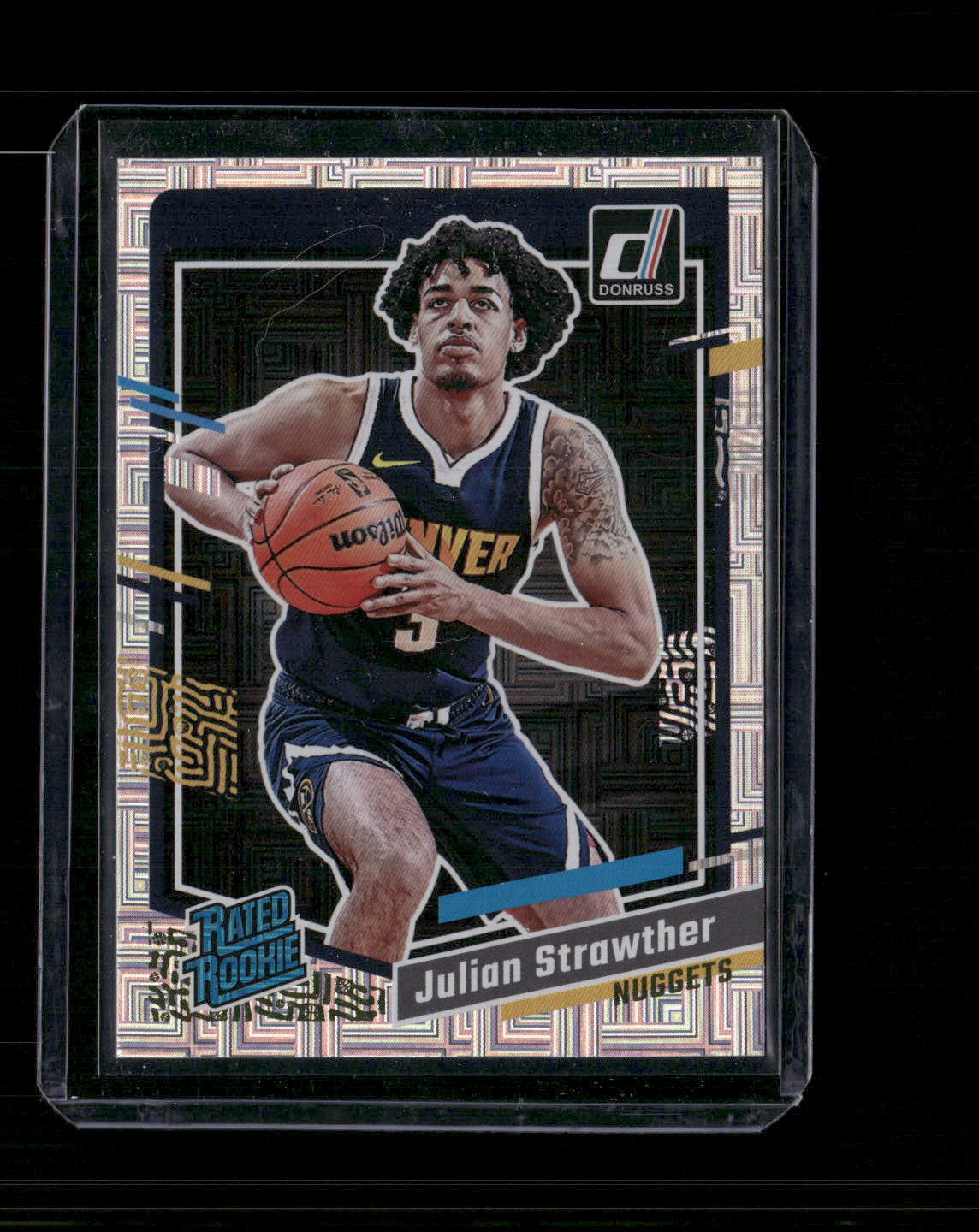 2023-24 Donruss Choice Rated Rookie #242 Julian Strawther Denver Nuggets RC