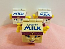 McDonalds Lowfat Milk Changeables Happy Meal Toy 1993 Set Of 3