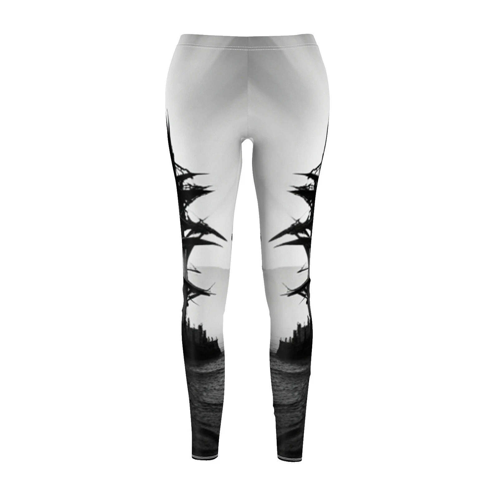 White Casual Leggings for Women