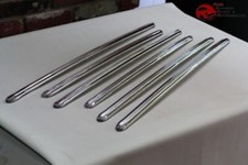 42-48 Chevy Fleetline Stainless Steel Rear Fender Skirt Strips Trim Set Of 6 New