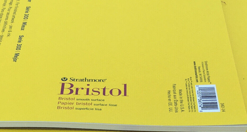 STRATHMORE BRISTOL Smooth 300 Series 20 Sheets Large 14 x 17 ART PAD - Picture 3 of 7