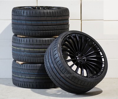 Breyton LS3 black + Continental + Kompletträder 22 Zoll für BMW 7er G70