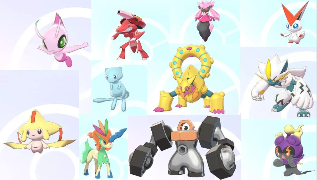 Shiny Mythical Pokemon Bundle for Pokemon Sword and Shield eBay