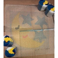 Lot of 12 Celestial Moon Stars Latch Hook Rug Kit Latchkits Betty Wilkinson