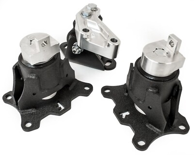 Innovative 04-08 Acura TSX K-Series Black Steel Mounts 85A Bushings