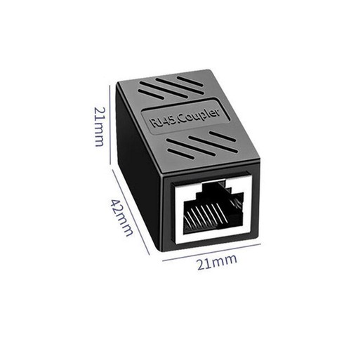 RJ45 Inline Coupler Cat6/Cat5e Ethernet Network Cable Hot Extender D7F9 - Afbeelding 2 van 12
