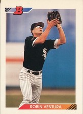 Robin Ventura 1992 Bowman #275 Chicago White Sox baseball card
