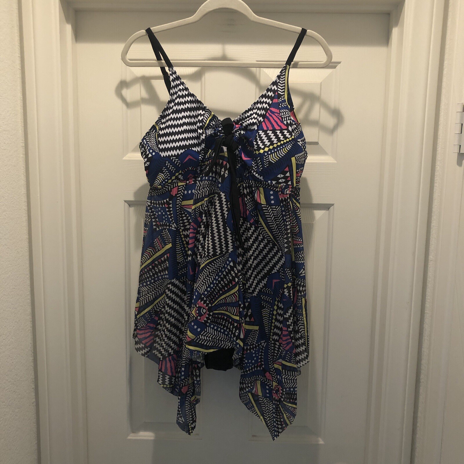 One Piece Swimsuit Swim Dress Women’s US Size 3XL Padded Plus Size NWOT-image