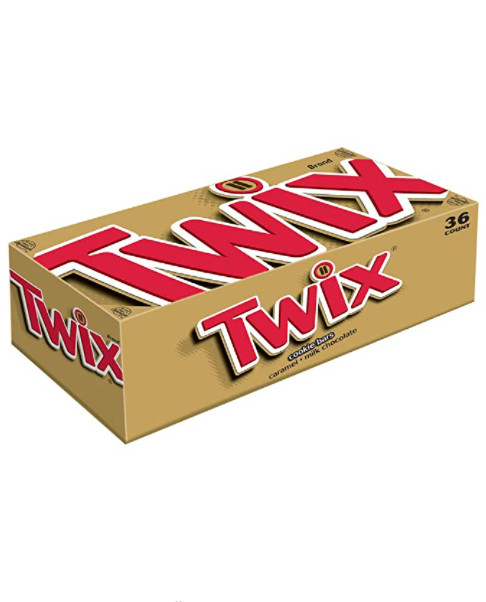Полноразмерный батончик с карамельным шоколадным печеньем Twix 179 унции упаковка на 36 штук 11190₽