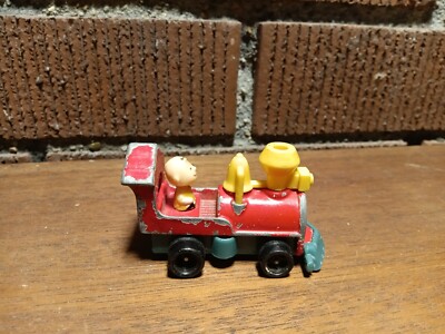 Aviva Die-cast Charlie Brown in Train Engine, HK, #017, United Feature 