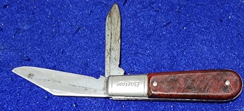Very Nice Vintage Barlow 2 Blade Folding Knife USA - Picture 2 of 4