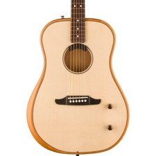 Used Fender Highway Series Dreadnought Acoustic Electric - Natural
