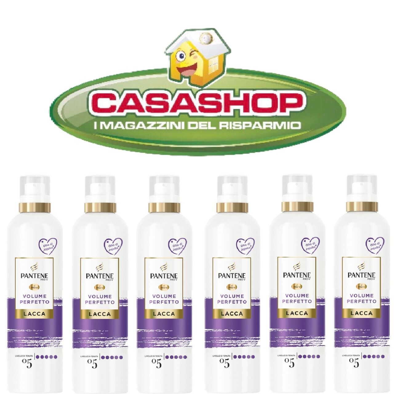 Mai più capelli piatti! Pantene Lacca Corpo & Volume Tenuta 5 - 6x250ml