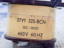  Siemens Coil 3TY1 225-8CN 460V 60HZ