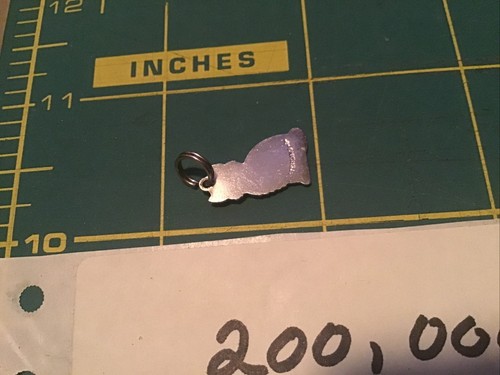 Colgante Vintage Griffith Plata Esterlina Esmalte Negro Ojos Verdes Gato Dije - Imagen 5 de 7