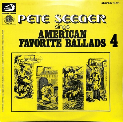 Pete Seeger - Sings American Favorite Ballads - Vol. 4 - LP + BOOKLET