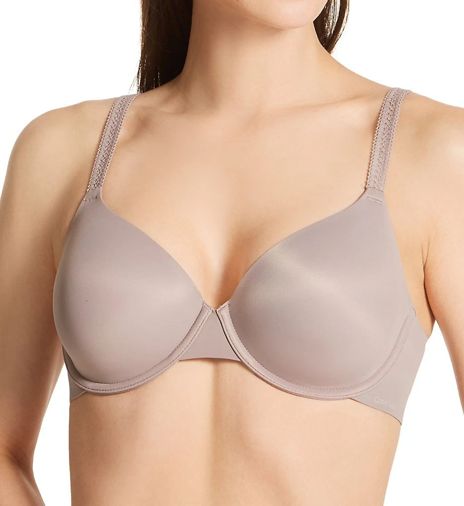 NWT Calvin Klein 36C Liquid Touch Lightly Lined Perfect Coverage Bra QF4082  Mink