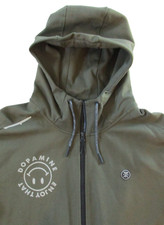 Roark Run Amok Hoodie Men's XXL Full Front Dual Zip Gorpcore Dopamine Enjoy That