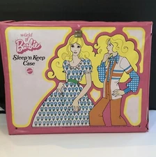 Vintage Mattel World Of Barbie Sleep 'n Keep Case Trunk Bedroom 1974 #7899