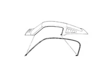 For 1965-1966 Ford Mustang Roof Weatherstrips Right - Passenger Side 22689XPQF