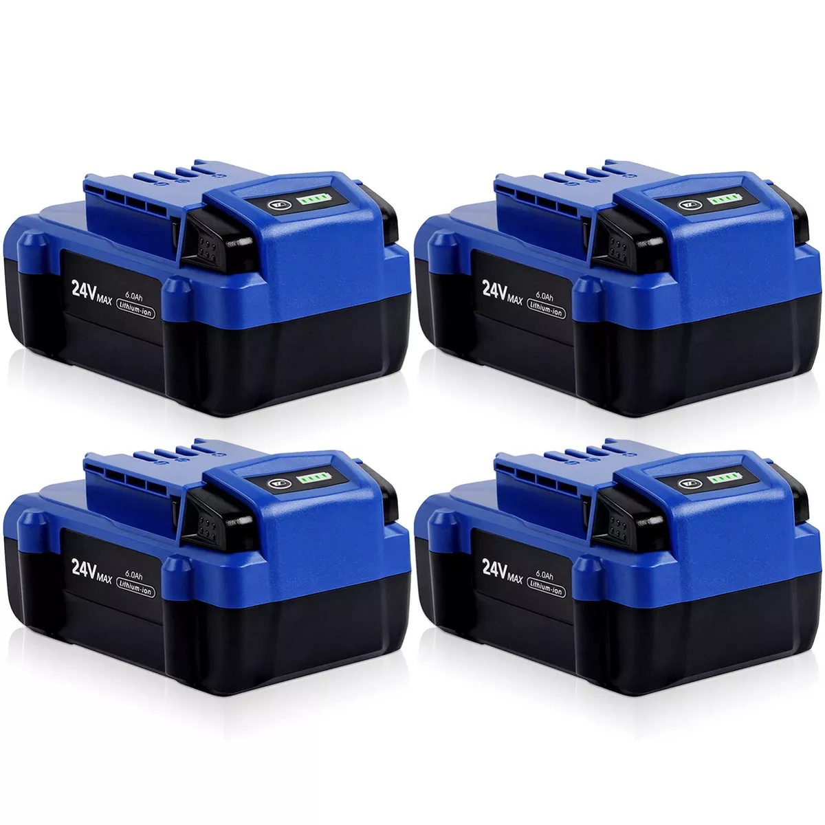 4x For Kobalt 24V Max 6Ah Lithium ion Battery KB624 03 KB524 03
