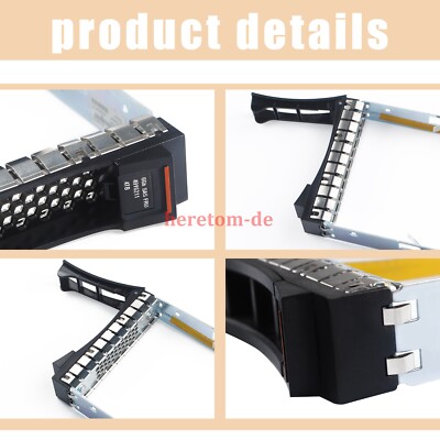 69Y5284 Vassoio SAS SATA Vassoio Per Disco Rigido 3,5" SAS/SATA, Modello 69Y5284, Per Server IBM X3500, X3530, X3550, X3630, X3650 Vassoio Disco Server IBM - Foto 9