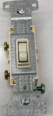 [PACK OF 10] RS115LA HUBBELL RESIDENTIAL TOGGLE SWITCH 1-POLE 15-AMP 120-VOLT LI