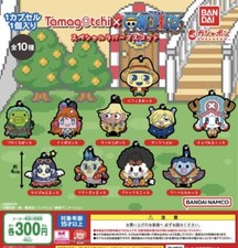 Tamagotchi x One Piece Special Rubber Mascot H4cm Full Complete Set Bandai