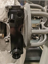 911 Oil cooler block off plate AN fittings CNC Billet Porsche 964 993 914 remote