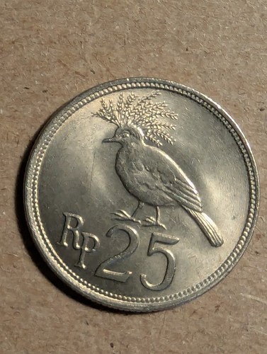 1971 Indonesia 25 Rupiah - Picture 3 of 6