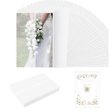 50 PCS Translucent PreFolded Vellum Jackets 115GSM Fits 5x7 Inch Invitations