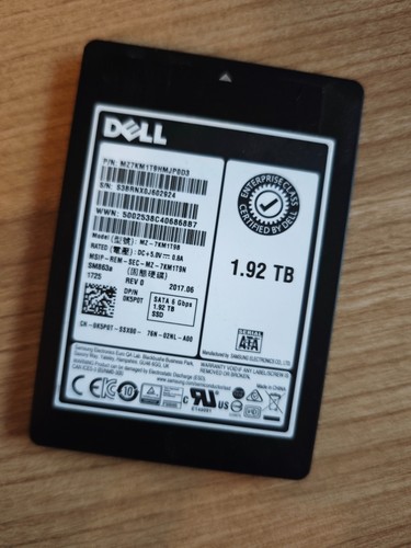 Samsung (Dell Brand) 1.92TB SSD 6G SATA 2,5 Zoll SFF