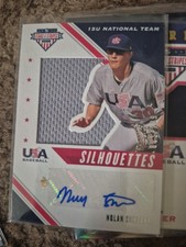 2020 USA Baseball Stars & Stripes Nolan Schubart Autograph Patch #'d 3/199 