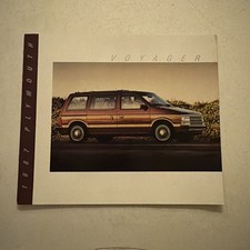 1987 Plymouth Voyager Grand Voyager Sales Brochure With Paint Codes