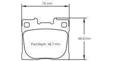 Pagid U-8300 Yellow Racing Pads - RS-29 Compound