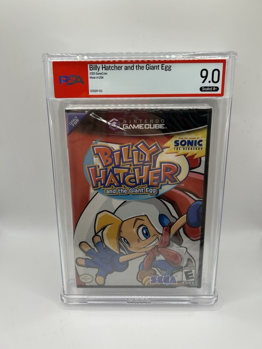 Ecellent cost Vintage original バーゲン Billy Hatcher and the Giant Egg PSA 9.0 A+ Nintendo GameCube New