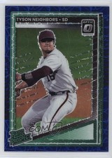 2025 Donruss Optic Rated Prospects Blue Velocity Prizm Tyson Neighbors #181 0hk3