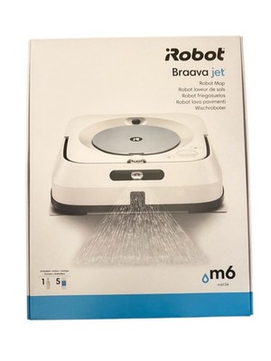 iRobot Braava Jet m6 (m6134) Wischroboter mit Präzisions-Sprühstrahl