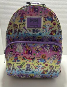 Loungefly LISA FRANK HALLOWEEN AOP MINI BACKPACK Loungefly | Bags | Rare Lisa Frank Halloween Glow In The  main image 2