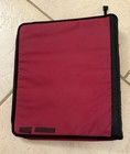 VINTAGE 90’S NIKE SWOOSH 3 RING BINDER MEAD CRIMSON RED 14” RARE (READ) — photo 2