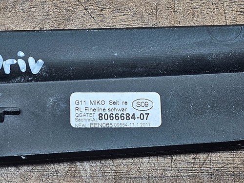 BMW 7 SERIES G11 G12 INTERIOR CENTRE CONSOLE DECOR TRIM COVERS PAIR 2015-2019 - Picture 14 of 17