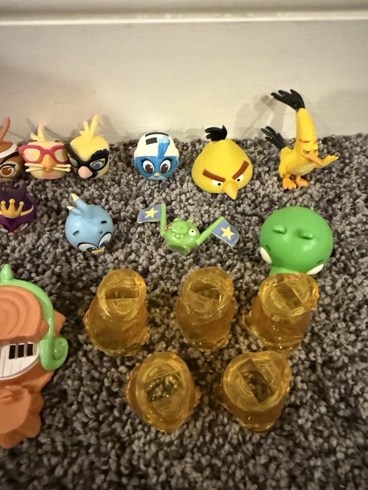 Lote de mini figuras Angry Birds Stella Telepods - Imagem 3 de 4