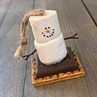Ganz S'mores Snowman Christmas Tree Ornament - Original (XM8)
