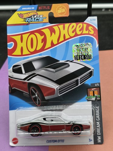 2024 Hot Wheels #06 HW Dream Garage Custom Otto silber Kroger Exclusive