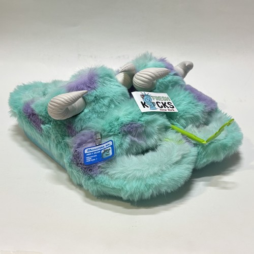 Crocs Classic Cozzy Sandals Sulley Men Size 6 / Wmn 8 (UK5/EU38-39) Monsters Inc - Picture 3 of 7