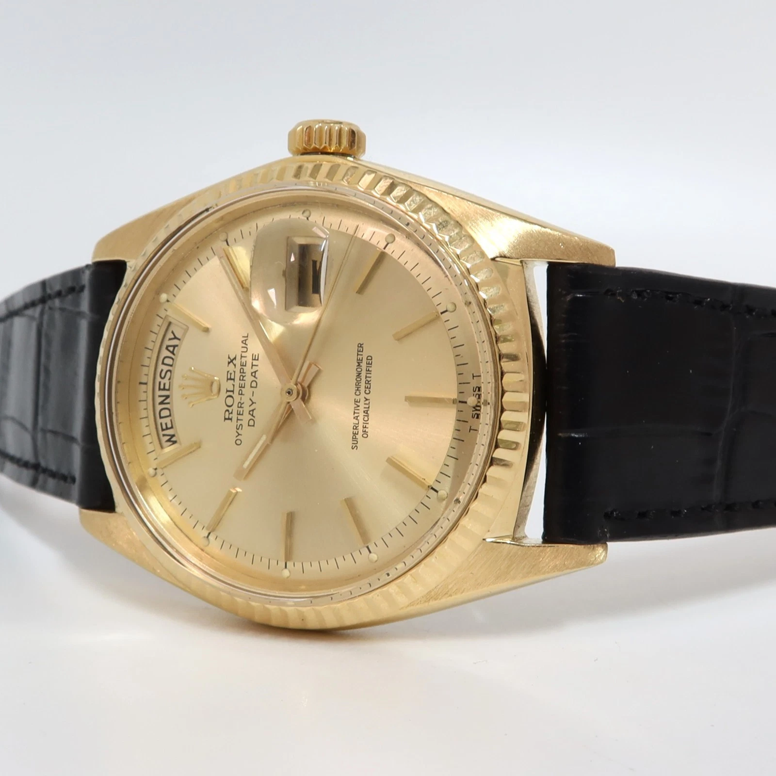 Rolex Day-Date 36 Solid 18K Yellow Gold Automatic Champagne Dial 1803