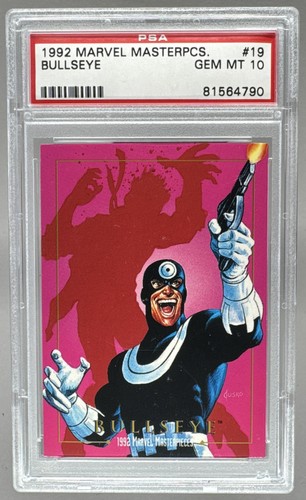 Bullseye 1992 Skybox Marvel Masterpieces #19 PSA 10