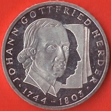 BRD - 10 Deutsche Mark - 250. Geburtstag von Johann Gottfried Herder  - 1994 G