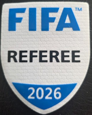 NEU Offizielles FIFA Schiedsrichter Abzeichen Patch 2026