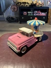Vtg Antique Buddy-L RARE PINK Merry Go Round Truck Toy Tonka Structo Nylint
